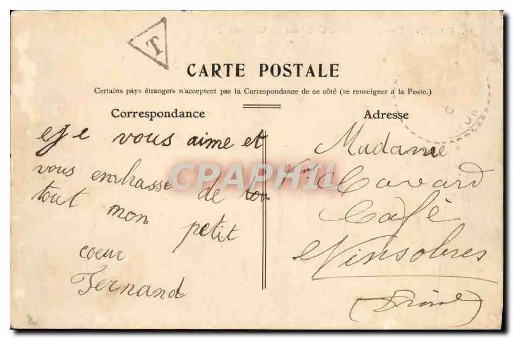 Valência — Ruínas do Castelo de Crussol — J.M.I.C. n°34 - Verso