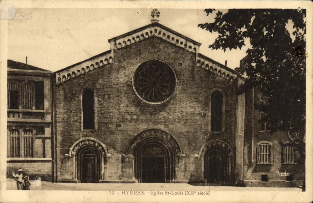 Hyères - Kerk van Sint-Louis (12e eeuw) — uitgever Rendé, n° 20 - Voorkant