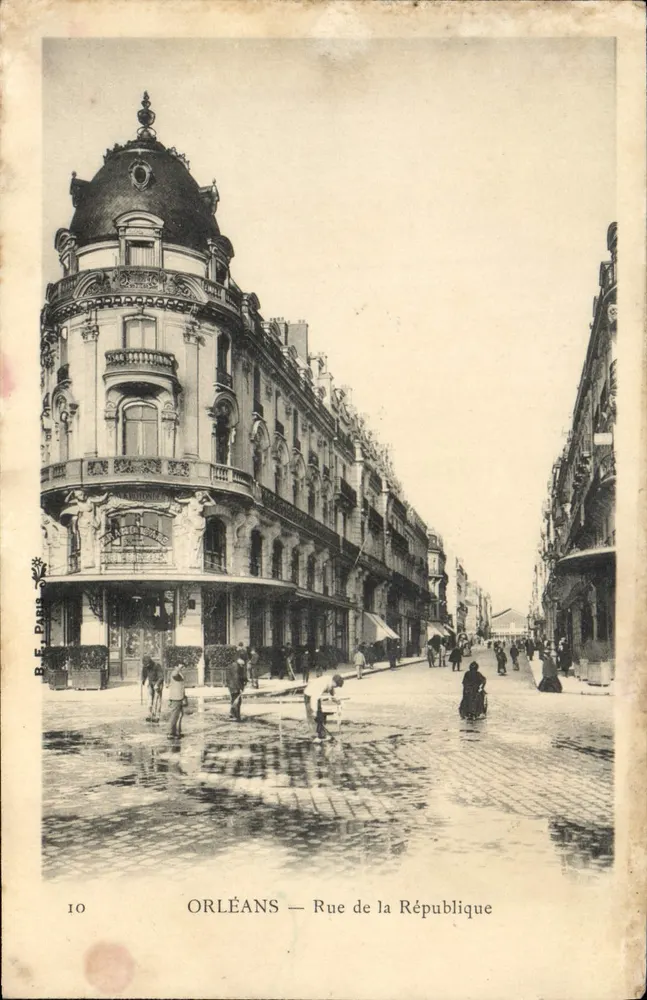 Orléans — Rue de la République — B.E. Paris, n°10 - Frente