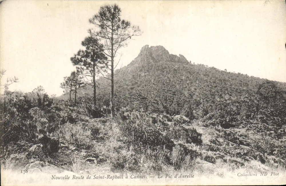 Der Pic d'Aurelle — Neue Route von Saint-Raphaël nach Cannes — Collections ND Phot - Vorderseite