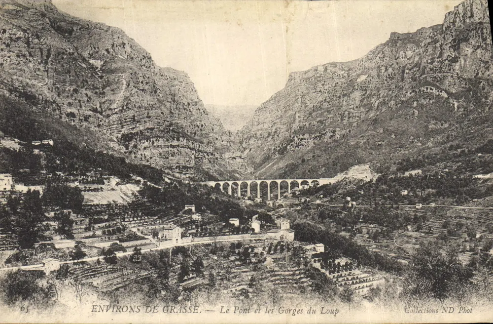Umgebung von Grasse — Der Brücke und die Schluchten des Loup — Collections ND Phot - Vorderseite