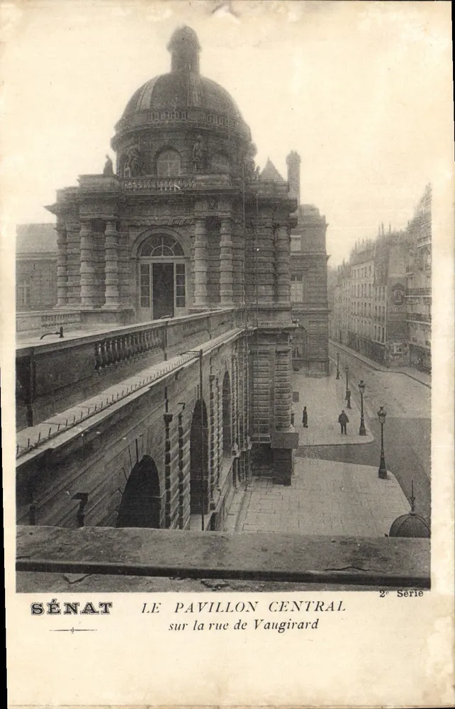 Senat — Das zentrale Pavillon auf der Rue de Vaugirard — 2. Serie - Vorderseite