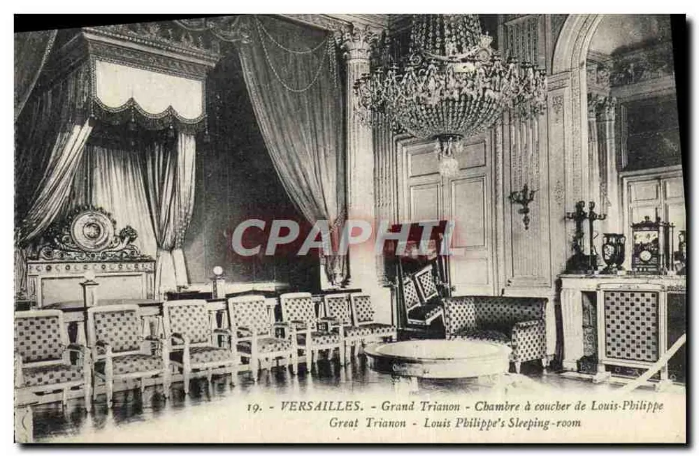Versailles - Grand Trianon - Schlafzimmer von Louis-Philippe - Vorderseite