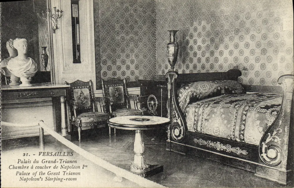Versailles — Schlafzimmer von Napoleon I — M. Moreau Édit. Versailles - Vorderseite