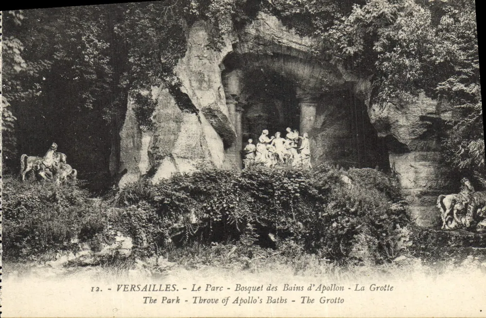 Versailles - Der Park - Bosquet des Bains d'Apollon - Die Höhle - Vorderseite