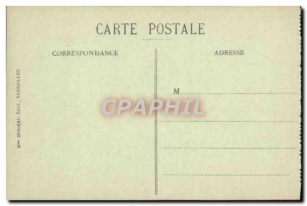 Versailles - Der Park - Bosquet des Bains d'Apollon - Die Höhle - Rückseite