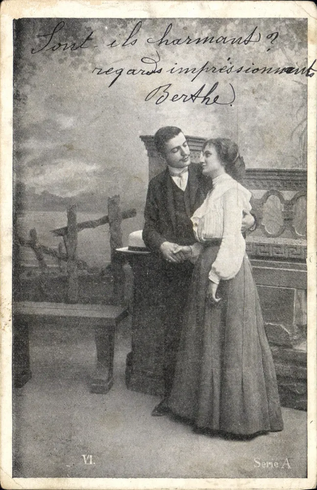 Liebespaar — Balcony scene — Serie A, Nr. VI - Vorderseite