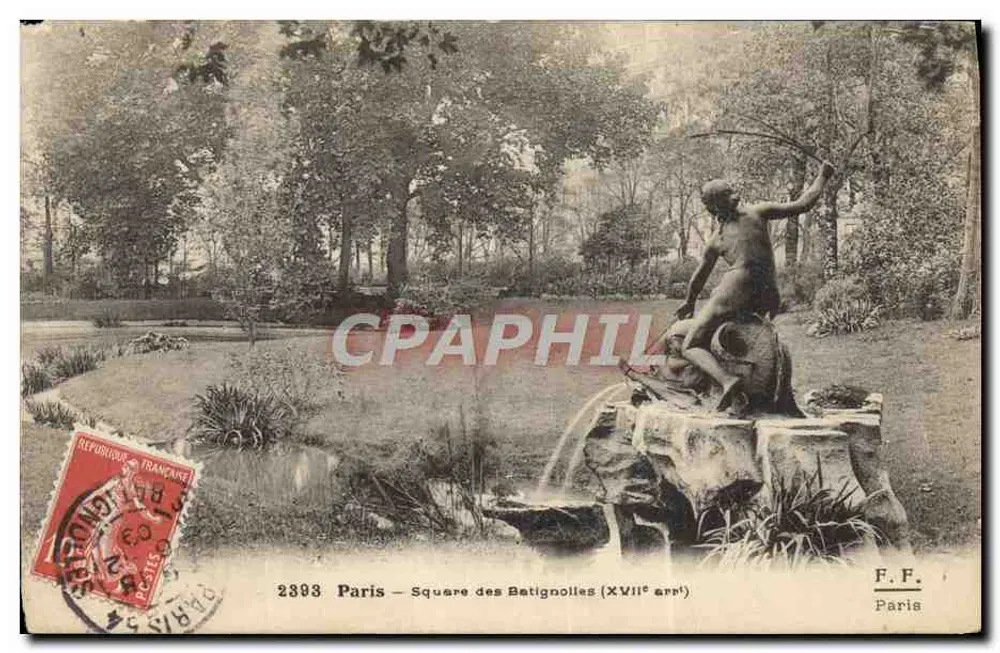 Paris — Square des Batignolles (XVIIe arr.) — F.F. Paris - Frente