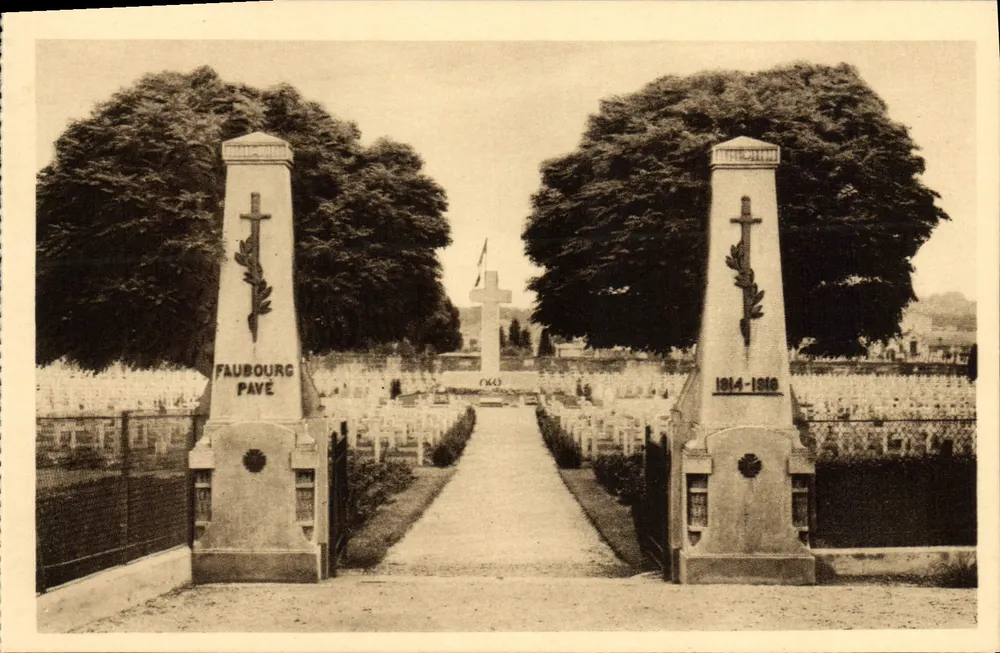 Militärfriedhof Faubourg-Pavé — Verdun — Verlag Ossuaire de Douaumont - Vorderseite