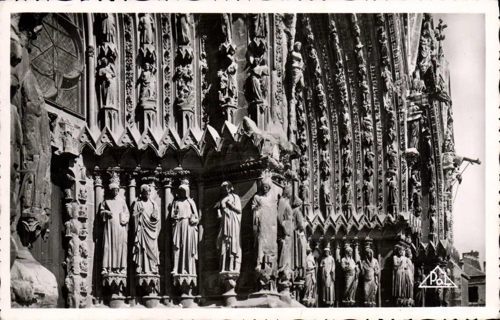 Reims - Die Kathedrale — Portal der Hauptfassade — Verlag Pol - Vorderseite