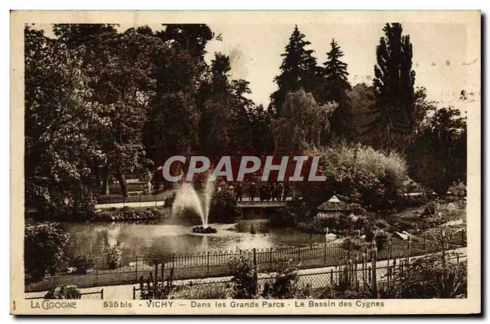 Vichy — In den Grands Parcs — Le Bassin des Cygnes — La Cigogne, 535bis - Vorderseite
