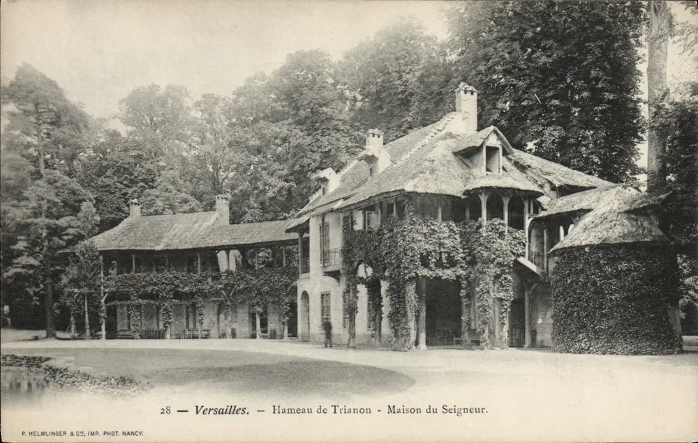 Versailles — Hameau de Trianon — Maison du Seigneur — P. Helmlinger & Cie, Imp. Phot. Nancy - Vorderseite