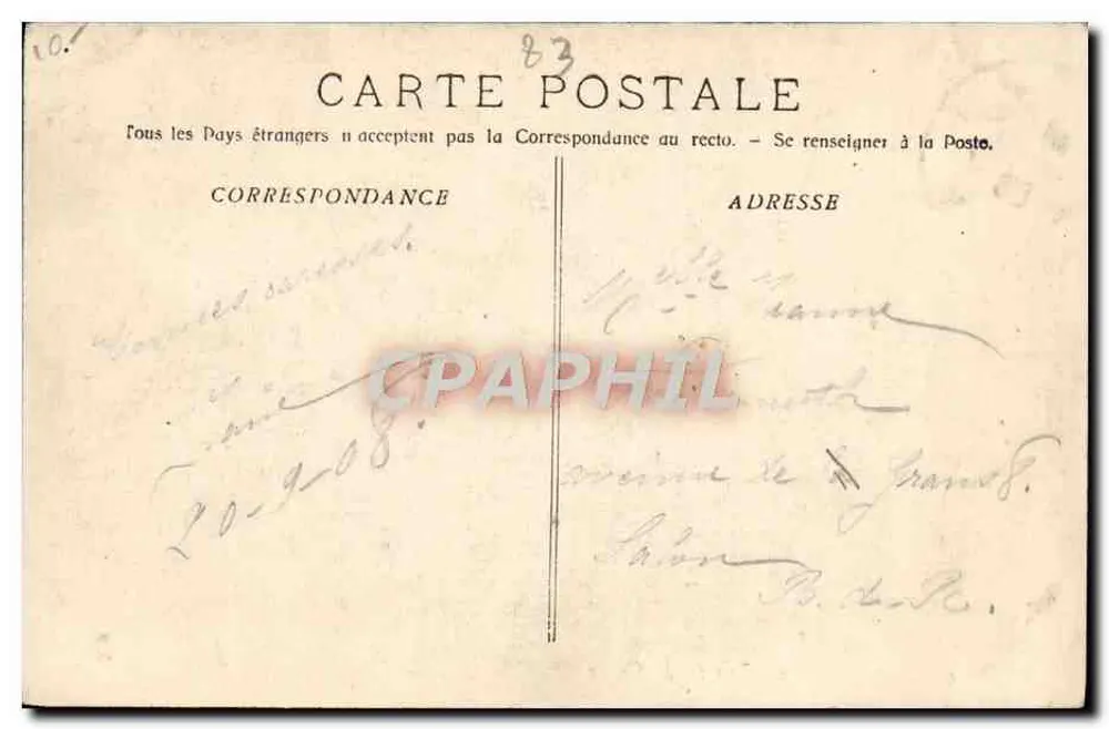 Saint-Maximin - Carpintaria do Coro — Foto-tipo E. Lacour, Marselha, n°4 - Verso