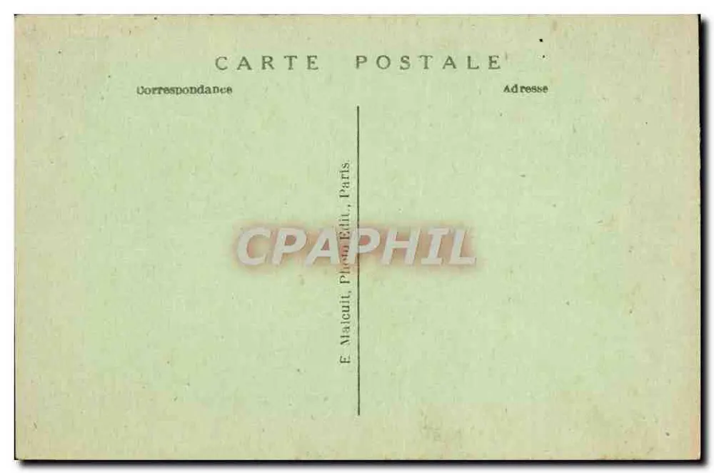Paris — A Conciergerie — E.M. n°5144 - Verso