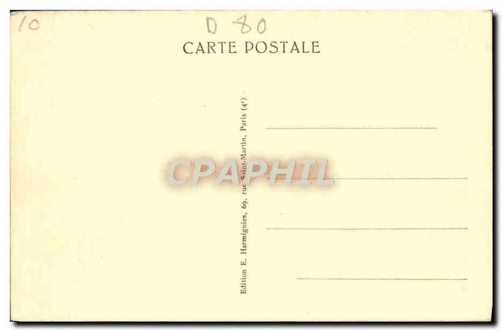 Amiens — A Catedral — A Abside — Harmignies, n°7 - Verso