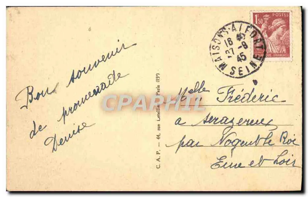 O Dôme dos Invalidos — Paris — Editor Cap, n° LL.12 - Verso