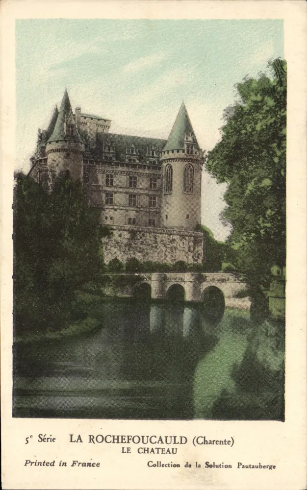 O Castelo de La Rochefoucauld — Charente — Coleção da Solução Pautauberger, 5ª Série - Frente