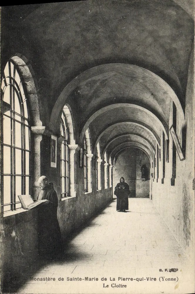 Kloster Sainte-Marie de La Pierre-qui-Vire (Yonne) — Der Cloister — Verlag B. F. - Vorderseite