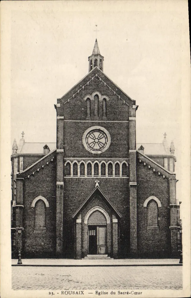 Roubaix — Chiesa del Sacro Cuore - Recto