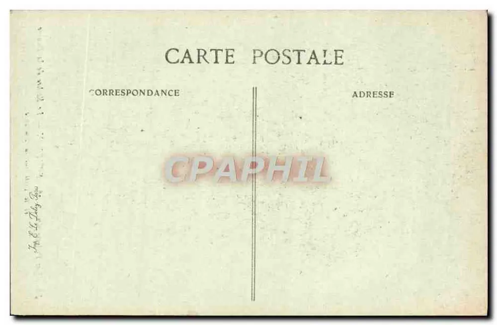Die pillorischen Alpen — SISTERON — Der Felsen der Durance und die Brücke über die Durance — Verlag E.D. n° 46 - Rückseite