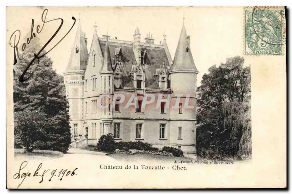 Castelo de la Toutatte - Chez. — St-Amand, Pivoteau e Ilustradores — editor e número de série ilegíveis - Frente