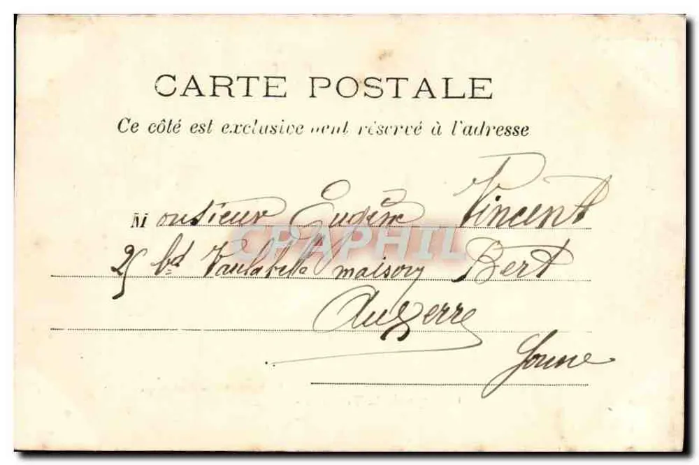 Castelo de la Toutatte - Chez. — St-Amand, Pivoteau e Ilustradores — editor e número de série ilegíveis - Verso