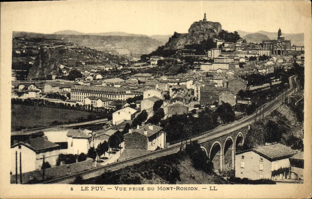 Le Puy — Ansicht vom Mont-Ronzon — LL - Vorderseite