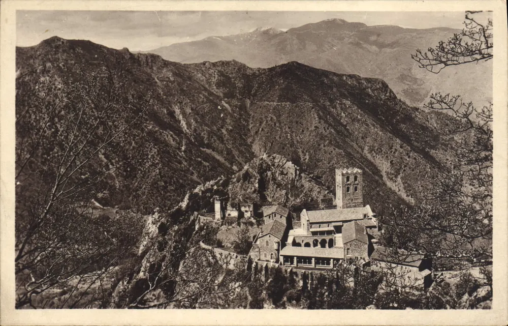 St-Martin du Canigou — Vista Geral — Foto Genovese Vernet-les-Bains - Frente