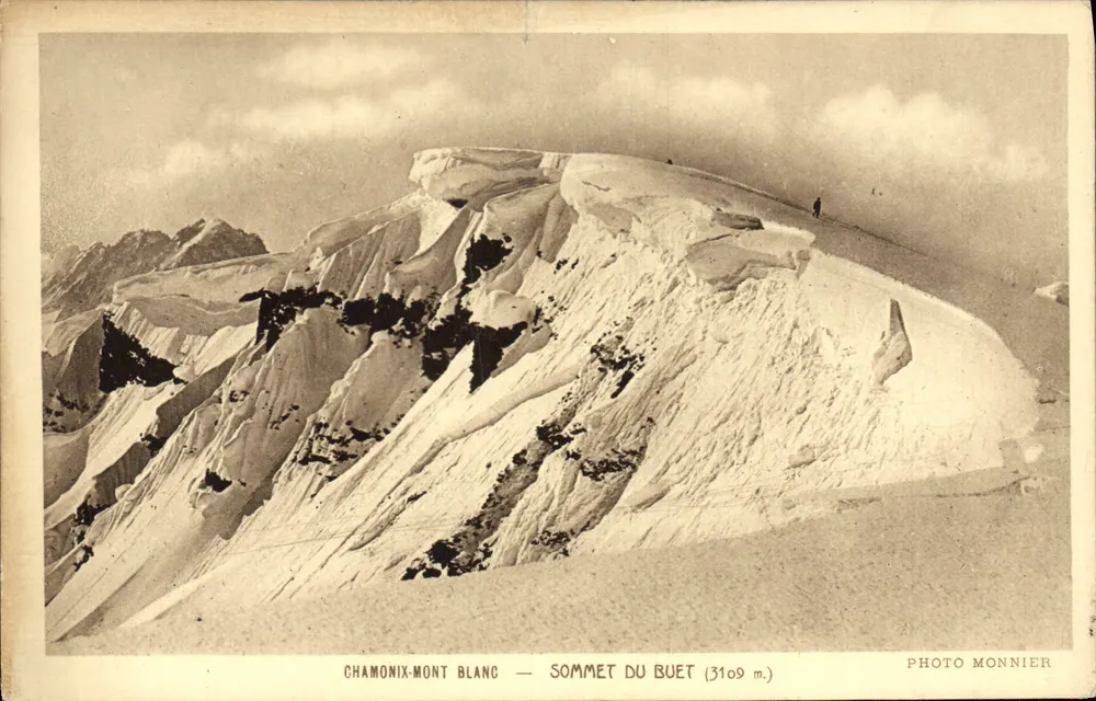 Chamonix-Mont Blanc — Cume do Buet (3109 m.) — Photo Monnier - Frente