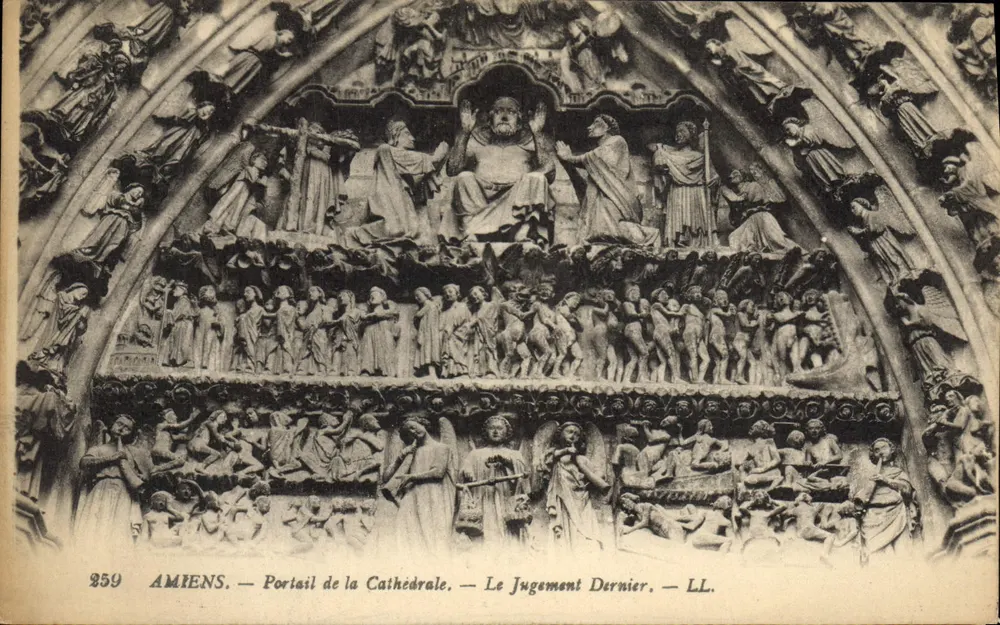 Amiens — Portal der Kathedrale — Das letzte Gericht — LL. — N° 259 - Vorderseite