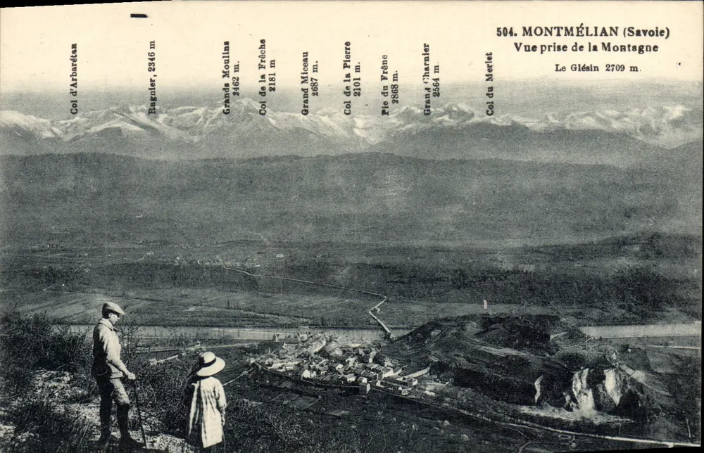 Ausblick von der Montagne — Montmélian (Savoie) — Nr. 504 - Vorderseite