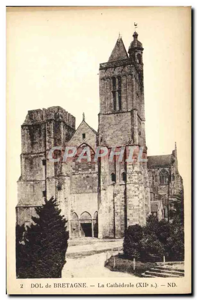 Dol de Bretagne — Katedra (XII w.) — ND. - Awers