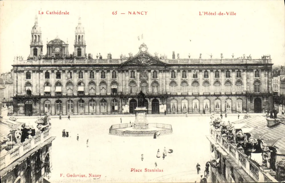 Place Stanislas — Nancy — F. Gedovius, Naney, n°65 - Frente