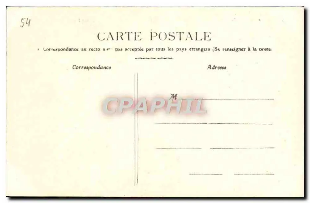 Place Stanislas — Nancy — F. Gedovius, Naney, n°65 - Verso