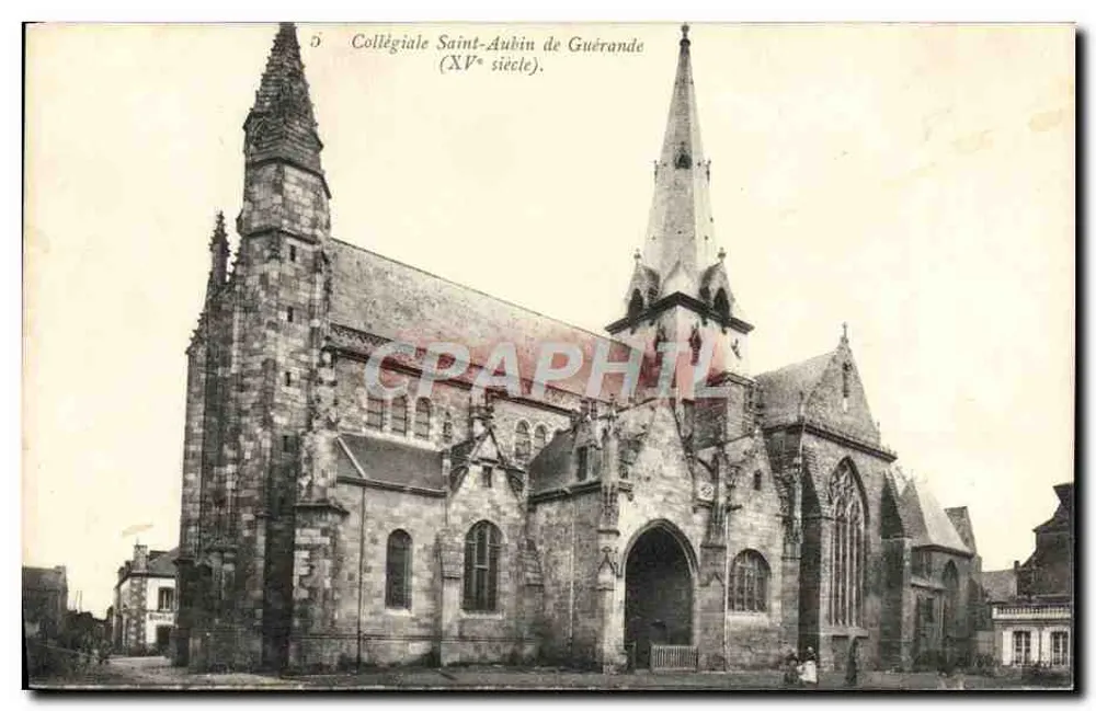 Collégiale Saint-Aubin de Guérande — XVᵉ siècle — editor não visível - Frente
