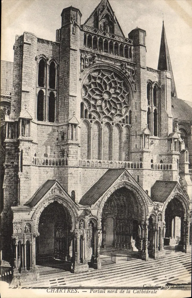 Chartres — Nordportal der Kathedrale — Collections N.D. Phot - Vorderseite