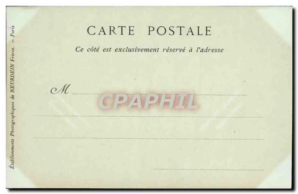 Stadt Carcassonne — Äußere Sicherung des Schlosses — Sammlung ND Phot - Rückseite