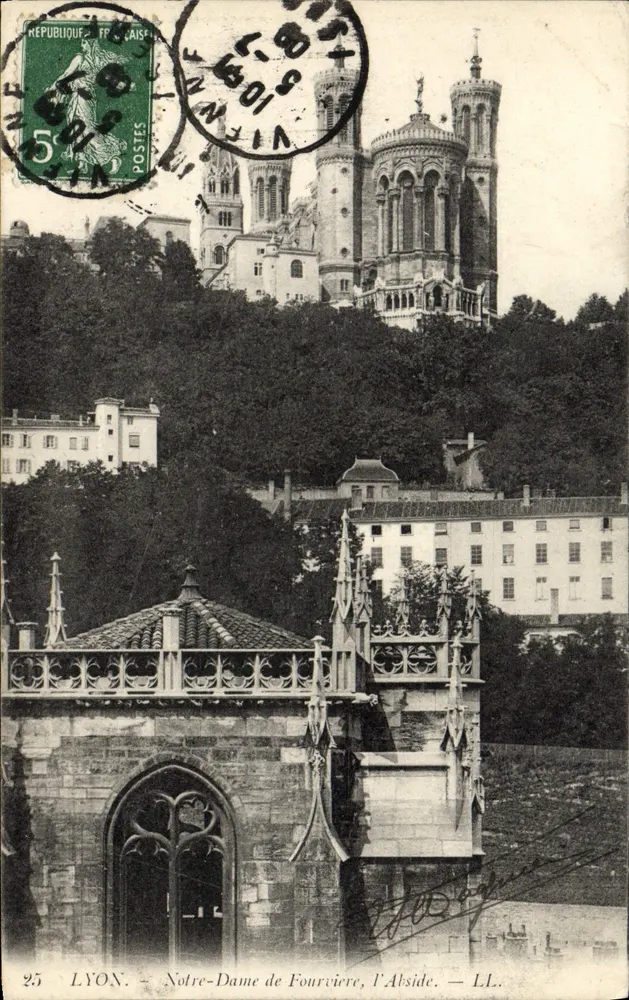 LYON — Nossa Senhora de Fourvière, a Abside — LL. - Frente