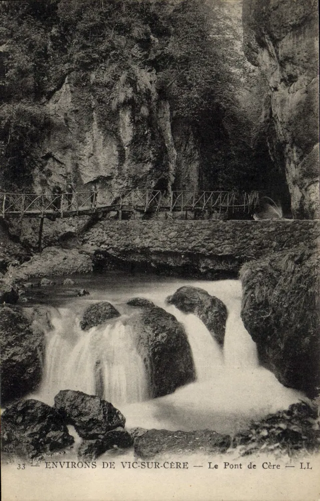 Environs de Vic-sur-Cère — O Ponte de Cère — LL, n°33 - Frente