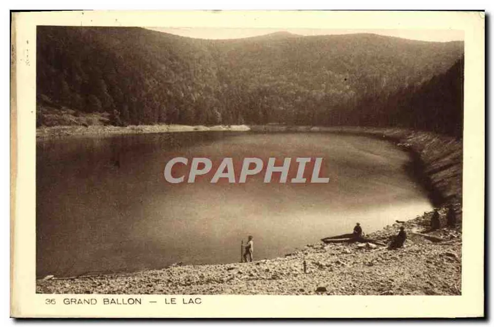 Grand Ballon — O Lago — Imp. Braun & Cie, Dornach - Frente