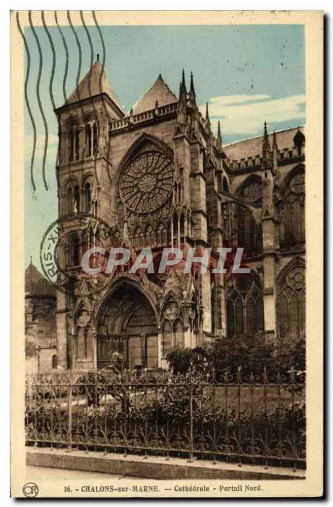 Chalons-sur-Marne — Kathedrale — Nordportal - Vorderseite