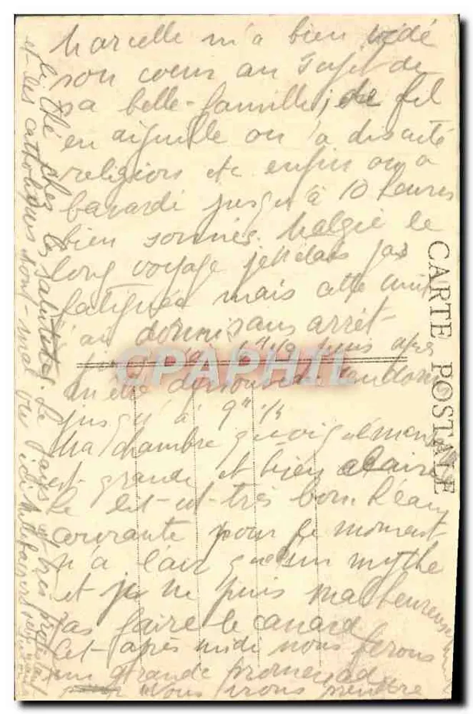 Der Gerbier des Joncs — Quelle der Loire — Verlag P. Berthés Terice, Nr. 443 - Rückseite