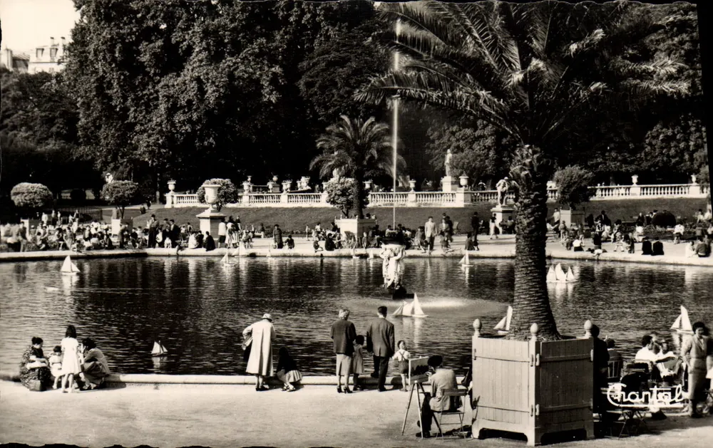 Bassin in den Jardins du Luxembourg — Paris — Éditions Chantal, n° 216 - Vorderseite