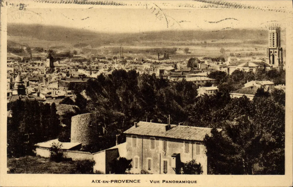 Aix-en-Provence — Vista panorámica — editor no identificado, número de serie no visible - Anverso