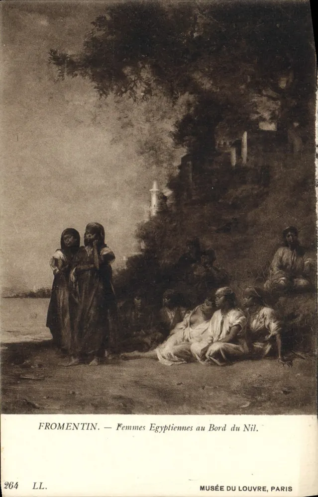 Ägyptische Frauen am Nil — Fromentin — Musée du Louvre, Paris - Vorderseite