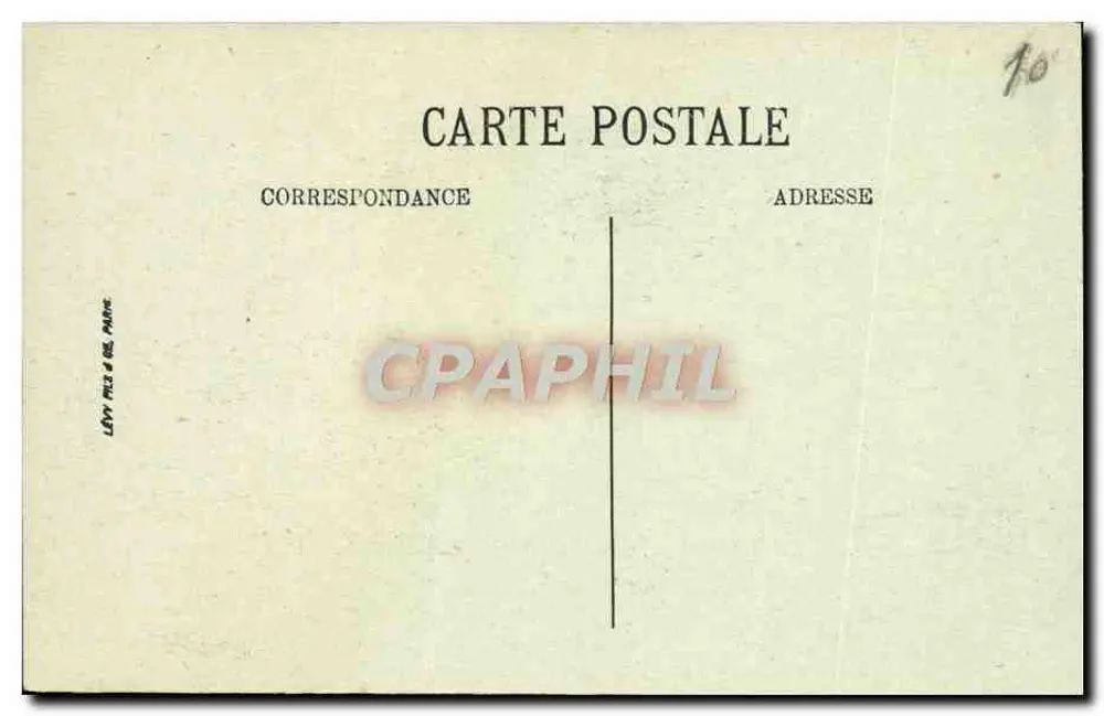 Paris — A Igreja de Nossa Senhora de Lorette — Editor Lévy Frères & Cie, n° 335 - Verso