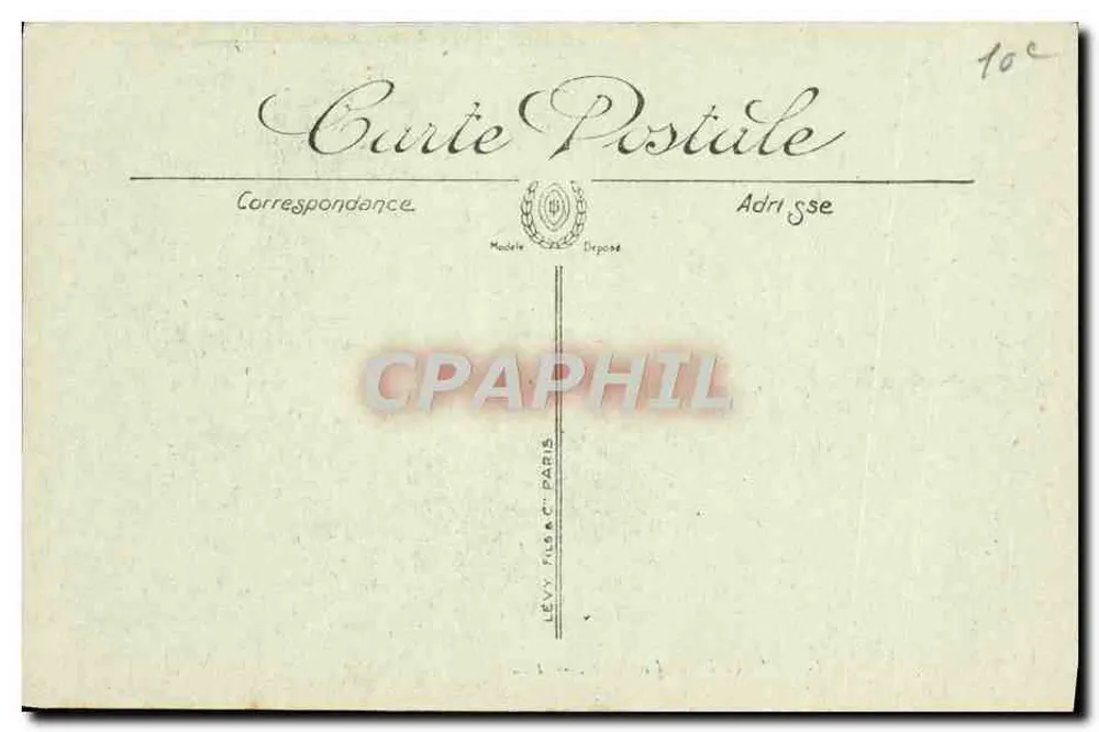 París — Iglesia de San Vicente de Paúl — LL. n° 1400 - Reverso