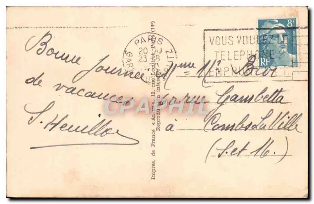 Montlhéry (S.-et-O.) — Turm des Schlosses Montlhéry — Von 991 bis 1015 von Thibault erbaut, genannt File-Etoupes - Rückseite