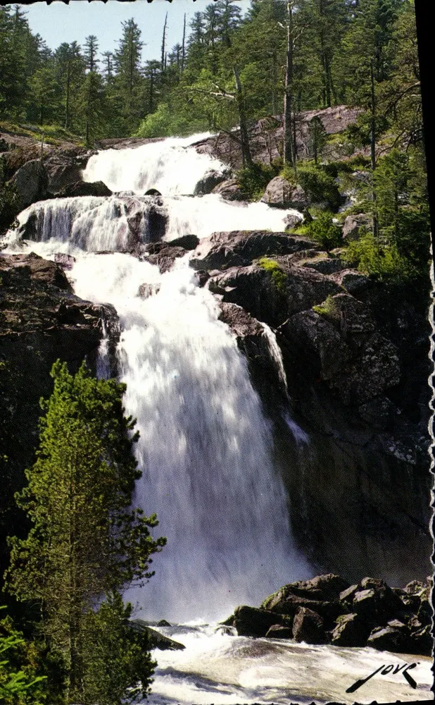 De Waterval van de Spaanse Brug — Cauterets — Uitgave Jove - Voorkant