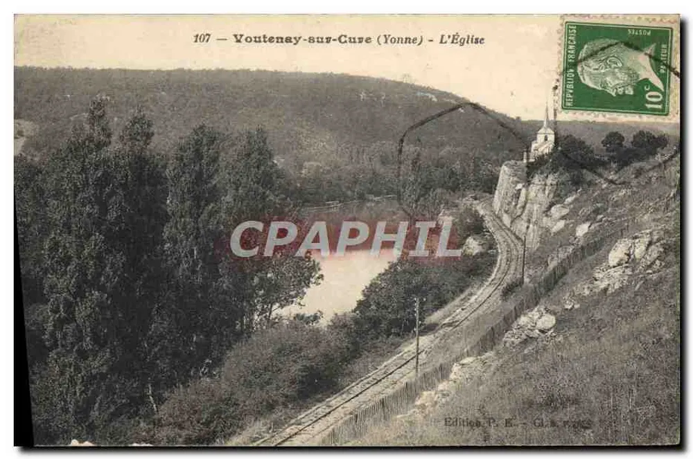 वूटेने-सर-क्यूर (यॉन) - चर्च — संस्करण P. E. - ग्ल. 1907 - आगे